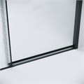 Душевое ограждение Grossman Style 100.K33.05.110.21.02-200.K33.05.90.21.02 (110х90х195) раздвижная(левая),черный матовый,стекло шиншилла,2 места 120.K33.05.1190.21.02