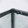 Душевое ограждение Grossman Style 100.K33.05.110.21.02-200.K33.05.90.21.02 (110х90х195) раздвижная(левая),черный матовый,стекло шиншилла,2 места 120.K33.05.1190.21.02