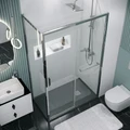Душевое ограждение Grossman Style 100.K33.05.110.10.00-200.K33.05.80.10.00 (110х80х195) раздвижная,хром,стекло прозрачное,2 места 120.K33.05.1180.10.00