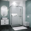 Душевое ограждение Grossman Style 100.K33.05.110.10.00-200.K33.05.80.10.00 (110х80х195) раздвижная,хром,стекло прозрачное,2 места 120.K33.05.1180.10.00