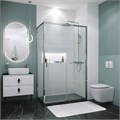 Душевое ограждение Grossman Style 100.K33.05.110.10.00-200.K33.05.70.10.00 (110х70х195) раздвижная,хром,стекло прозрачное,2 места 120.K33.05.1170.10.00