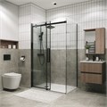 Душевое ограждение Grossman Classic 100.K33.04.110.42.00-200.K33.04.90.42.00 (110х90х195) раздвижная,графит сатин,стекло прозрачное,2 места 120.K33.04.1190.42.00