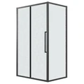 Душевое ограждение Grossman Cosmo 100.K33.02.100.21.02-200.K33.02.90.21.02 (100х90х195) раздвижная(левая),черный матовый,стекло шиншилла,2 места 120.K33.02.1090.21.02