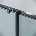 Душевое ограждение Grossman Cosmo 100.K33.02.100.42.00-200.K33.02.90.42.00 (100х90х195) раздвижная,графит сатин,стекло прозрачное,2 места 120.K33.02.1090.42.00