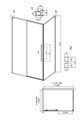 Душевое ограждение Grossman Galaxy 100.K33.01.120.10.00-200.K33.01.80.10.00 (120х80х195) раздвижная,хром,стекло прозрачное,2 места 120.K33.01.1280.10.00