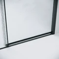 Дверь в нишу Grossman Style 100.K33.05.110.21.02 (110х195)  раздвижная(левая),черный матовый,стекло шиншилла,1 место 100.K33.05.110.21.02