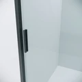 Дверь в нишу Grossman Style 100.K33.05.120.21.00 (120х195) черный матовый,стекло прозрачное,раздвижная, 1 место 100.K33.05.120.21.00
