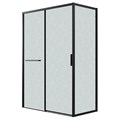Боковая стенка Grossman Style 200.K33.05.70.21.02 (70х195) черный матовый,стекло шиншилла, 1 место 200.K33.05.70.21.02