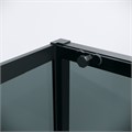 Боковая стенка Grossman Style 200.K33.05.70.21.10 (70х195) черный матовый,стекло тонированное, 1 место 200.K33.05.70.21.10