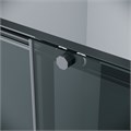Боковая стенка Grossman Style 200.K33.05.70.21.10 (70х195) черный матовый,стекло тонированное, 1 место 200.K33.05.70.21.10