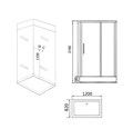 Душевая кабина Grossman Style GR267 (80x120x215) дверь раздвижная,5 мест GR267