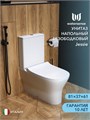 Унитаз напольный безободковый с быстросъемным сиденьем микролифт Watersense Jessie W00135