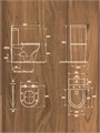 Унитаз напольный безободковый с быстросъемным сиденьем микролифт Watersense Belinda W00136