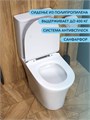 Унитаз напольный безободковый с быстросъемным сиденьем микролифт Watersense Belinda Pro W00119