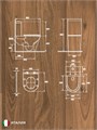 Унитаз напольный безободковый с быстросъемным сиденьем микролифт Watersense Amelia W00093