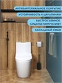 Унитаз напольный безободковый моноблок с быстросъемным сиденьем микролифт Watersense Rita W00121
