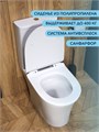 Унитаз напольный безободковый торнадо Watersense Belinda Pro Vortex сиденье микролифт W00120