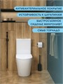 Унитаз напольный торнадо моноблок безободковый с быстросъемным сиденьем микролифт Watersense Milana Vortex W00746 W00746