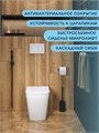 Унитаз приставной безободковый с быстросъемным сиденьем микролифт Watersense Eva HD W00154