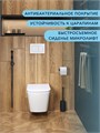 Унитаз подвесной безободковый Watersense Eva Vortex, быстросъемное сиденье микролифт W00082 W00082