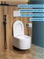 Унитаз подвесной безободковый Watersense Paula Vortex, быстросъемное сиденье микролифт W00087