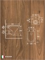 Унитаз подвесной безободковый Watersense Paula Vortex, быстросъемное сиденье микролифт W00087