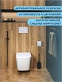 Унитаз подвесной торнадо безободковый с быстросъемным сиденьем микролифт Watersense Eva Pro Vortex W00788 W00788