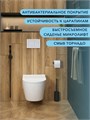 Унитаз подвесной торнадо безободковый с быстросъемным сиденьем микролифт Watersense Rita Pro Vortex W00751 W00751
