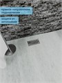 Трап для душа с сухим затвором вертикальный выпуск Watersense Eva 10х20 c решеткой нержавеющая сталь W00424