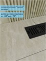Трап для душа с сухим затвором вертикальный выпуск Watersense Eva 10х20 c решеткой черный W00430
