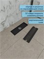 Трап для душа с сухим затвором вертикальный выпуск Watersense Eva 10х30 c решеткой черный W00431
