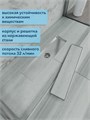 Трап для душа под плитку с сухим затвором вертикальный выпуск Watersense Alina 10х40 нержавеющая сталь W00438