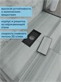 Трап для душа под плитку с сухим затвором вертикальный выпуск Watersense Alina 10х20 черный W00442