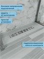 Трап для душа с гидрозатвором горизонтальный выпуск Watersense Jessie 10х50 c решеткой нержавеющая сталь W00449