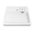 Раковина над стиральной машиной 60х55 литьевой мрамор Watersense Lana Pro W00869