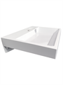Раковина над стиральной машиной 60х50 литьевой мрамор Watersense Nancy W01933 W01933