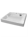 Раковина над стиральной машиной 60х60 литьевой мрамор Watersense Nancy W01934 W01934