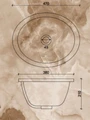 Раковина для ванной мебельная врезная Watersense Amelia V 47 белая W00779