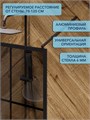 Душевая перегородка 90x200 стекло тонированное закаленное профиль черный матовый Watersense Eva W00205