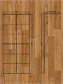 Душевая перегородка 90x200 стекло прозрачное закаленное профиль белый матовый Watersense Eva W00206