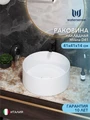 Раковина для ванной накладная Watersense Milana D41, белая матовая W00035