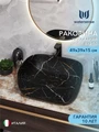 Раковина для ванной накладная Watersense Rita 50 черный мрамор W00057