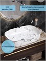 Раковина для ванной накладная Watersense Rita 60 белый мрамор W00061