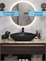 Раковина для ванной накладная Watersense Jessie 60 черный матовый W00074
