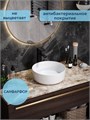 Раковина для ванной круглая накладная Watersense Milana D31 белая W00166