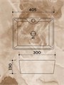 Раковина для ванной накладная Watersense Eva Mini 41 белая W00169