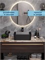 Раковина для ванной накладная Watersense Eva Mini 40 черная матовая W00173