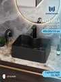 Раковина для ванной накладная Watersense Eva Mini 41 черная матовая W00174