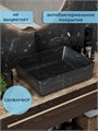 Раковина для ванной накладная Watersense Eva 50 черный мрамор W00752