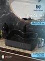 Раковина для ванной накладная Watersense Eva S 48 черный мрамор W00753